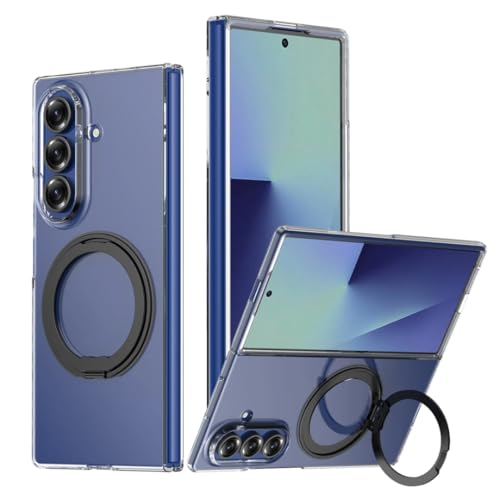 Coque Z Fold 7 transparente avec béquille pour visionnage mains libres