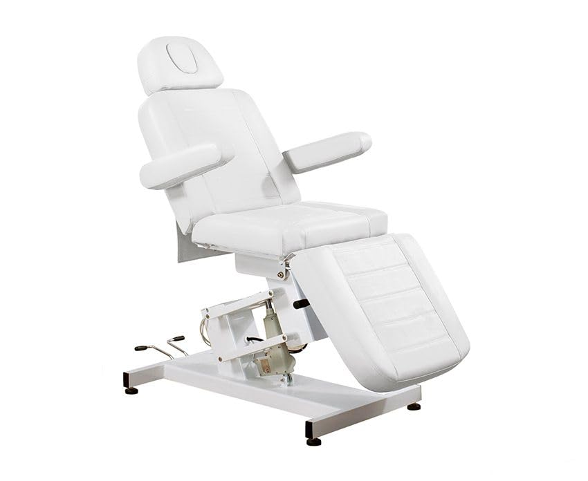 LBH Camilla de Masaje eléctrica de 3 cuerpos con 1 Motor y Agujero Facial Modelo Fom