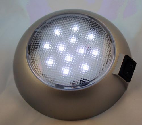 Battery Powered LED Dome Light - Magnetic or Fixed Mount - High Power White LED Downlight for Home, Auto, Truck, RV, Boat and Aircraft image 5