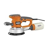 Sistema de agarre de papel AEG Powertools 0000158 Lijadora orbital con potencia de 440 W y disco de 150 mm