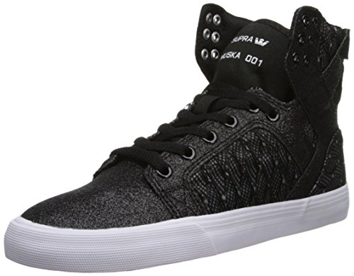 Supra Damen Women-Skytop High-Top, Schwarz (Black/White-White...
