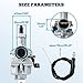 Amhousejoy Carburetor with Throttle Cable Carb Fit for Honda XR100 1981-1984, XR100R 1985-2003, XR200 1980-1984, XR200R 1981-2002, CRF100F 2004-2007 Dirt Pit Bike