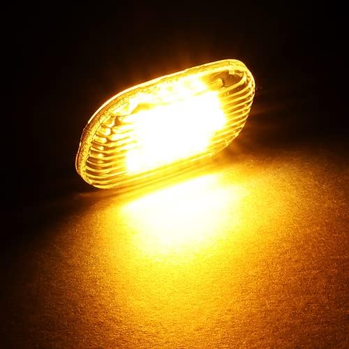 Miniatura 4 de Par de luces LED ámbar de señal de giro lateral compatible con Toyota MR2 1991-1995 y compatible con Toyota Celica 1994-2005 y compatible con Toyota