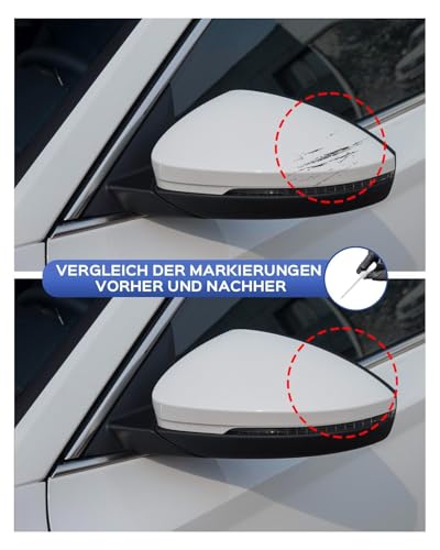 F6F6/ F7Y Metall Grau Metallic Lackstift Kompatibel mit Skoda Exakte Übereinstimmung für Chips und Kratzer