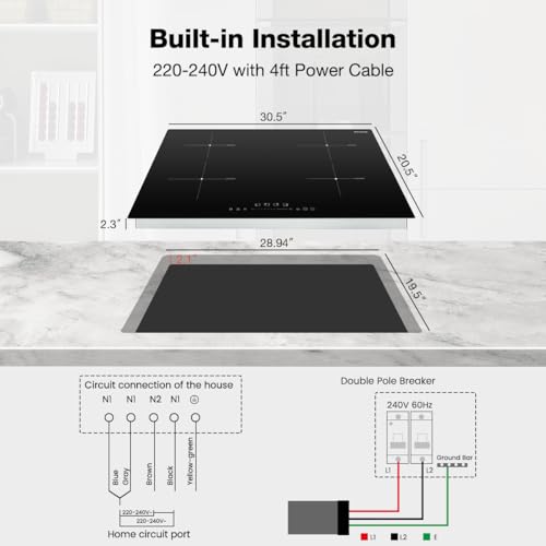 Thermomate IHTB774 30 Inch Induction Cooktop thumb #6