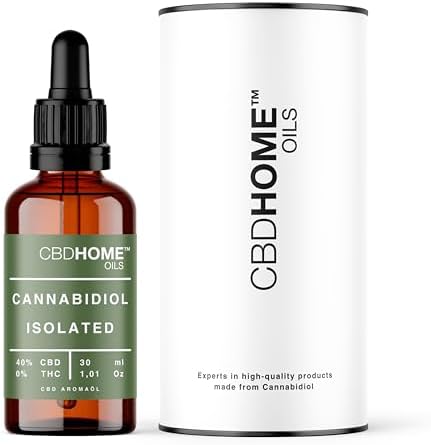 CBHOME Oils - Aceite de Semilla de Cáñamo Isolated 40% - 30 ml - ...