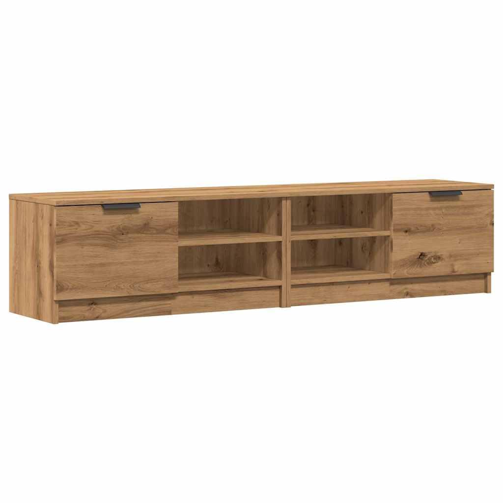VIDAXL - TV Cabinet - Artisan Oak - 36.5 x 80 x 35cm - Set of 2