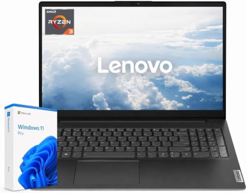 Image of Lenovo V15 Gen 4 15.6 inch FHD Business Laptop, AMD Ryzen 3 7320U, Windows 11 Pro, Numeric Keypad, HDMI, RJ45, Webcam, Wi-Fi (Black, 16GB RAM | 512GB SSD)