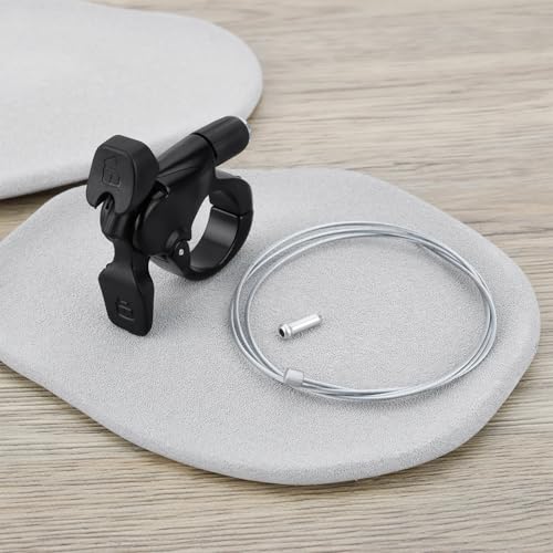Briny River Bicycle Front Fork Lock Lever with Cable Aluminum Alloy Inner Diameter 22.2mm Compatible with ROCKSHOX