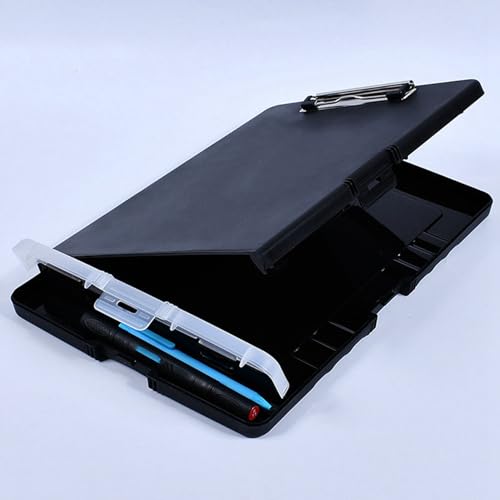 Presse-papiers plastique pliable avec rangement bloc-notes A4 - 3