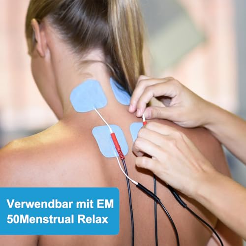 Gel Pads Kompatibel Mit Beurer EM 59 24 Stück EMS Gel Pad Anwendbar auf Beurer EM 59 Gel Pads Ersatzsets Heat Geräten Selbsthaftenden Gel-Pads Elektrische Muskelstimulation