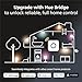 Philips Hue Smart Play Starter Kit - Two Black Hue Play Light Bars+Hue Bridge+Power Supply - For TV, Gaming and Room Decor, Control With App, Works With Voice Assistants