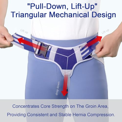 Faja para Hernia Inguinal Izquierda Unisex con 2 Almohadillas Ajustables miniatura 3