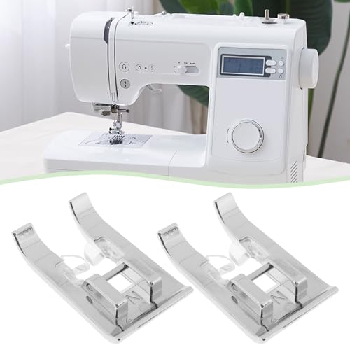 2 piezas pie prensatelas Monogramming compatibilidad baja miniatura 4