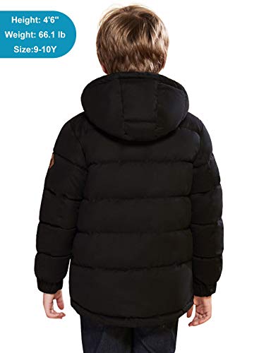 SOLOCOTE Boys Winter Coat Lightweight Thicked Winter Jacket Warm Soft Puffy Cotton Outwear with Hood2