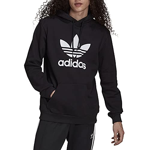 adidas Herren Trefoil Hoody Pullover Sweater, Black/White, M EU