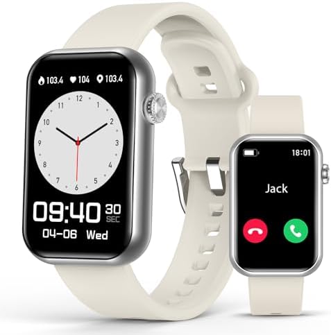 Smart Watch Fitness Tracker (Answer/Make Calls), 24/7 Heart Rate ...