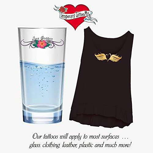 Sexy Tribal Pack By Temporary Tattoo Factory - Realistic Fake Adult Tattoos For Women - Belly, Back, Neck, Face, Arms, Shoulder, Tramp Stamp - Long Lasting Waterproof Large Tattoo - (64 Pack) #TOP5