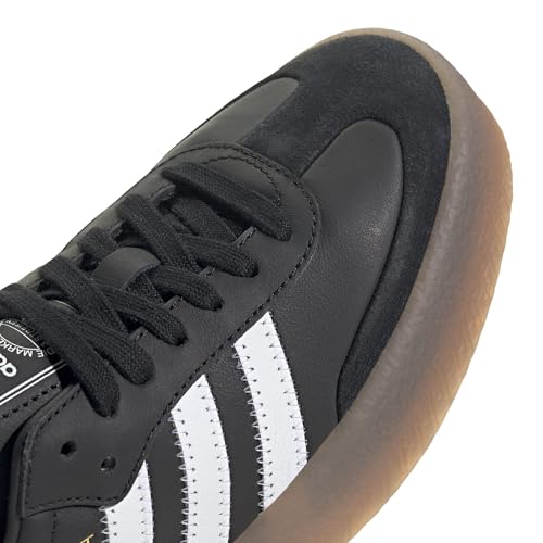 Image of adidas Sambae WMNS Shoes, Core Black /Cloud White /Gold Metallic, Size 9