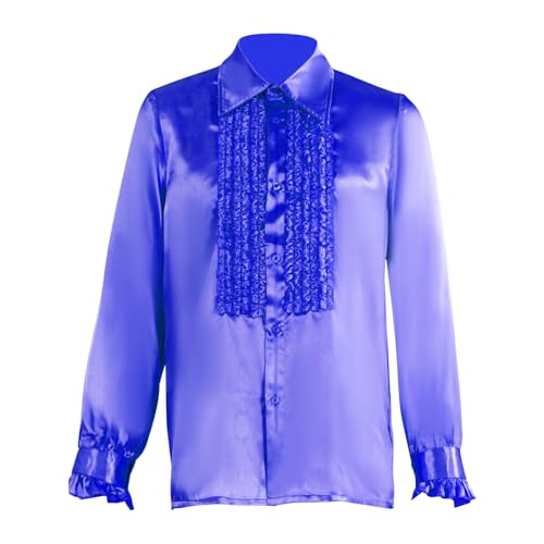 Tuxedo Shirt Men Ruffle Front Halloween Stag Party Wedding Formal Dress Tops 2025 Renaissance Gothic Button Shirts2