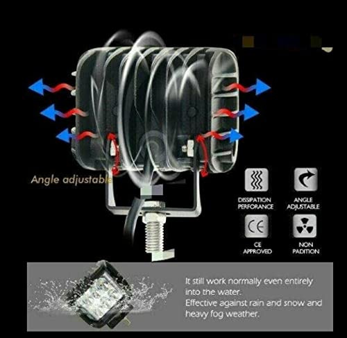 Phare de rénovation tout-terrain LED 45W double face pour excursion nocturne - 3