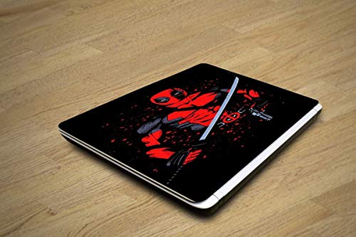 Image of 5 Ace HD Deadpool Laptop Skin, for 10 to17inch for Dell, Lenovo, Acer, HP, Sony,Apple,MacBook (Multi Color,Vinyl)