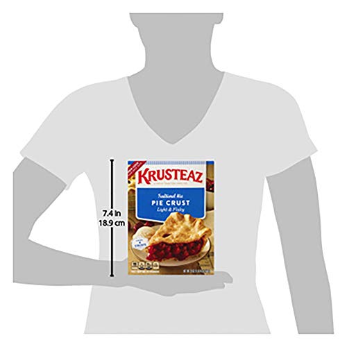 Krusteaz Traditional Light & Flaky Pie Crust Mix, 20 OZ (Pack of 6)
