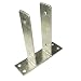 Produktbild Gartenpirat U-Pfostenträger 91 mm zum Aufdübeln für Pfosten 9x9 cm