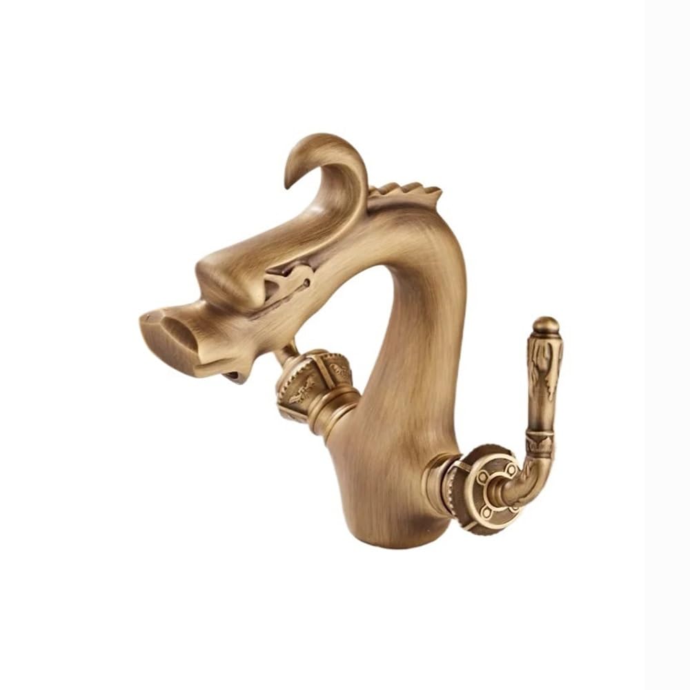 Mélangeur de lavabo à 2 poignées XT932 : laiton durable pour eau chaude et froide