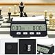 KBIBCK Schachuhr Timer, Digitaler Schach Timer, Professionelle Schachuhr Timer, 3-in-1 Tragbare Schachuhrmit Zeitbonus und Verzögerungsfunktionen, Ideal für Schach und 2-Spieler-Brettspiele