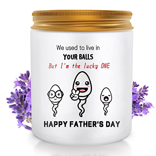 Gifts for Dad from Daughter Dad Birthday Gift Dad Gifts from Wife Gifts for New Dad Candle Gifts Awsome Dad Gifts Birthday Gifts for Dad, Father’s Day Gifts-Lavender Candles(7oz)