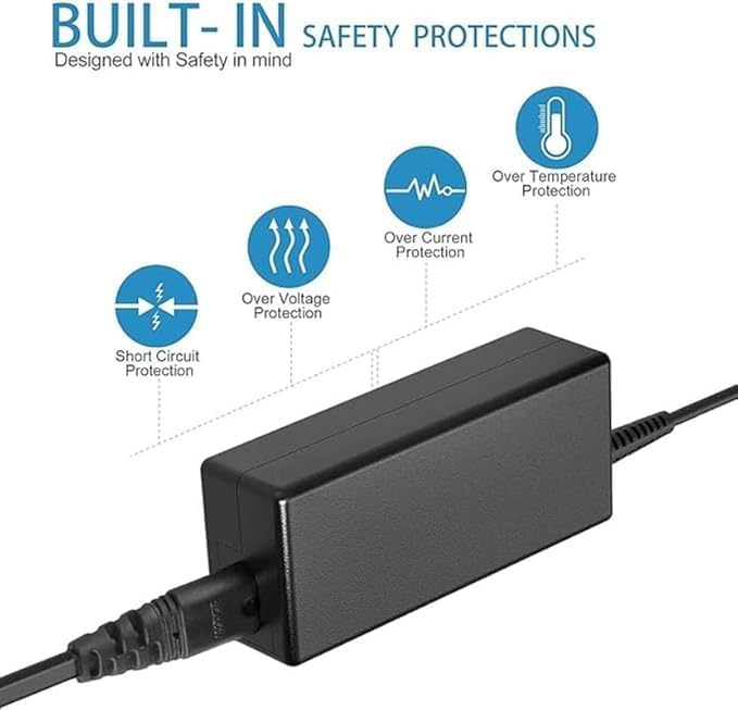 65W AC/DC Adapter for MSI CR700-013NL CR700-017CA Power Cord image 3