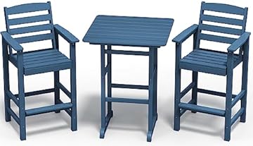 outdoor pub table and chairs
