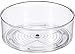 iDesign Cabinet/Kitchen Binz talerz obrotowy, mały organizer do szafki z tworzywa sztucznego, przezroczysty, 22,9 cm x 8,6 cm