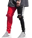 HOCHWERTIG: Ein Ausnahmetalent! Diese Herren Basic Slim Fit Jeans Hose beweist, dass Jeans nicht gleich Jeans ist. Eine coole, moderne und lässige Herren Jeanshose für Frühling, Herbst, Winter sowie für Sommer.