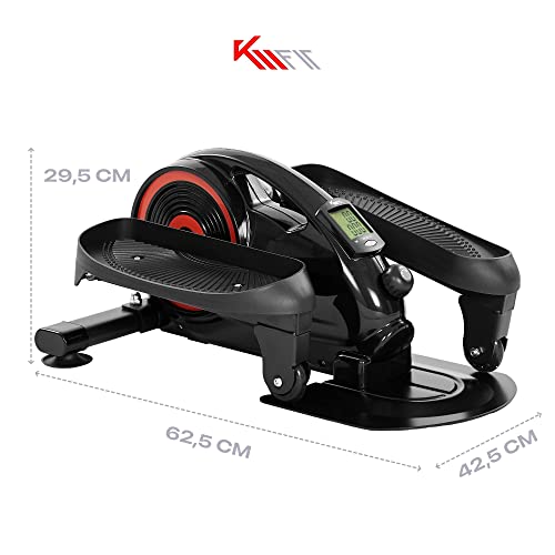 KM Fit Leg Trainer met LCD Display & APP | Hometrainer | Mini Elliptische Trainer | Crosstrainer voor thuis en op kantoor | Traploos instelbare magnetische weerstand | Tot 100 kg | SilentBelt Systeem - Afbeelding 8