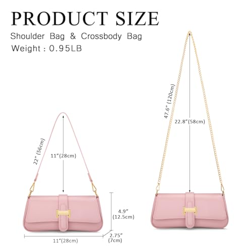 Image of KKXIU Shoulder Bag for Women Small Hobo Handbag Mini Retro Clutch Purses