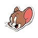 Logoshirt Aimant de réfrigérateur Jerry - Aimant de frigo Tom und Jerry Logo - Magnet La Souris - en Forme - Design Original sous Licence