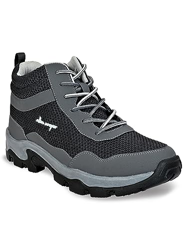 Allen Cooper Men’s Sports Trekking & Hiking,Biking,Walking Shoes with Rubber Outsole & Memory Foam Insole Lace-Up Shoes for Men’s(ACSS-252|Black|Beige|LightGrey Size-6,7,8,9,10)
