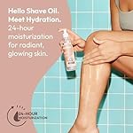 Skintimate 2-in-1 Shave Oil & Moisturizer, Coconut Bliss, 7.3oz | Shaving Oil, After Shave for Women Bikini Area Moisturizer with Vitamin E and Aloe, Shaving Cream Alternative, 7.3 fl oz - Image 3