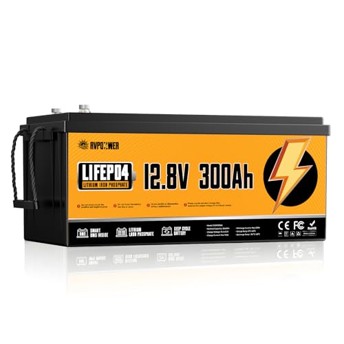 12V 300Ah Lithium Battery with BMS for Off-Grid Use
