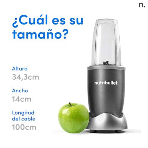 Miniatura 7 de Nutribullet Original 600, Batidora Personal, Batidora Multifuncional Y Licuadora, 600 W De Potencia, Nb603dg, Paquete Básico