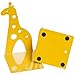 Marrywindix Yellow Cute Giraff Nonskid Bookends Bookend Art Gift