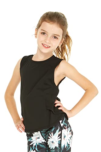 Matchable Mother or Daguhter Hawaiian Activewear Set in Lotus and Orchid Black4
