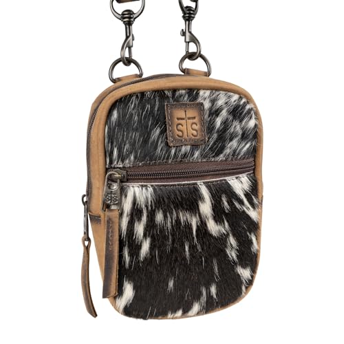 STS Ranchwear Womens Auzlyn Cowhide/Tan Leather Crossbody Bag2