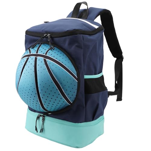 Basketball Backpack, All in One Football Backpack, Waterproof Soccer Backpack | Sports Ball Backpack | Sports Equipment Bag | Outdoor Sports Backpack for Practices and