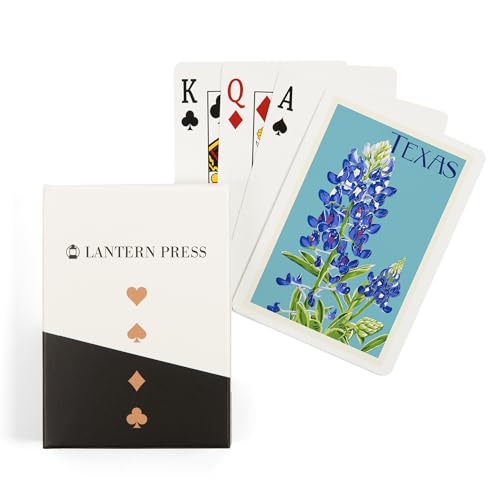 Cartas Texas Letterpress Bluebonnet 52 piezas póker