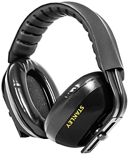 Stanley 98391 - Fones de ouvido ajustáveis com redução de ruído de 26 dB, tamanho único