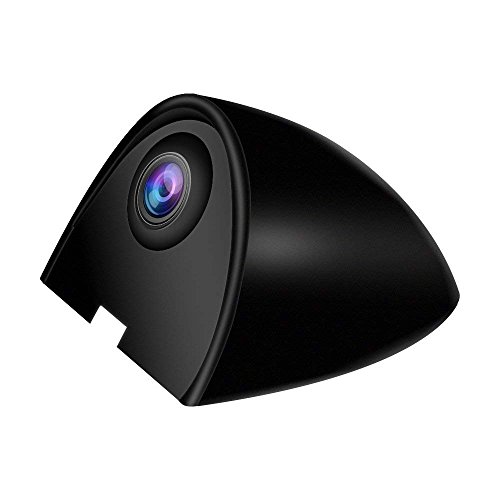 3T6B Backup Door Side View Camera, Car Door Blind Spot View Camera Support Switchable Left and Right Super Compact Normal Image in-Vehicle Camera Waterproof Design (Black)