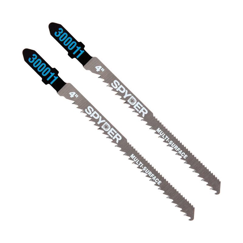 Spyder 300004 4" Double Sided Jigsaw Blades 2 Count
